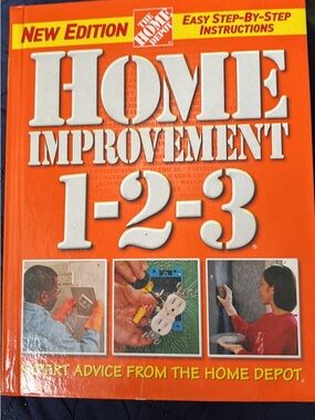 The Home Depot Home Improvement 1-2-3 Guide - Orange Cover